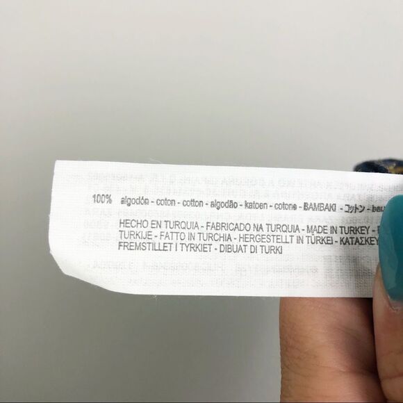 ZARA | NEW High Rise Button Fly Jeans Dark Wash Straight Leg Twisted Seam Size 6 - Picture 10 of 10